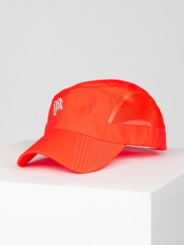 Cappellino da baseball rosso Bolf CZ31A