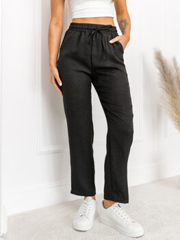 Donna Pantaloni in tessuto Nero Bolf W7965