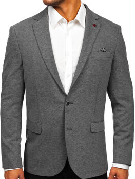 Homme Veste casual Grigio scuro Bolf 023