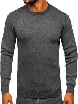 Maglione basic da uomo antracite Bolf S8502