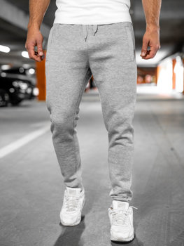 Pantaloni da tuta jogger da uomo grigio Bolf XW06A