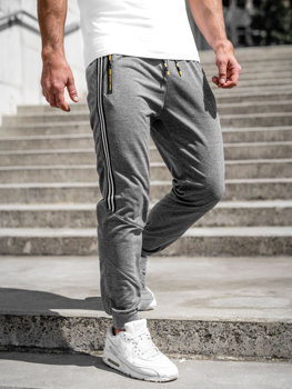 Pantaloni della tuta jogger da uomo antracite Bolf K10338A