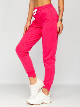 Pantaloni di tuta da donna fucsia Bolf VE13