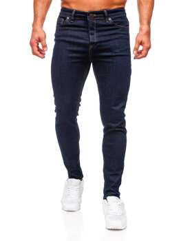 Pantaloni in jeans regular fit da uomo blu Bolf 5310