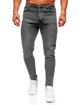 Pantaloni in jeans regular fit da uomo grafite Bolf 6073