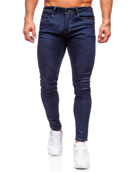 Pantaloni in jeans slim fit da uomo blu Bolf MP003BS