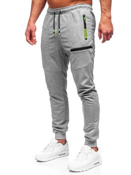 Pantaloni jogger da uomo grigi Bolf K10353