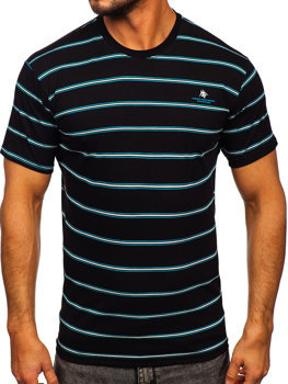 T-shirt da uomo nera Bolf 14952