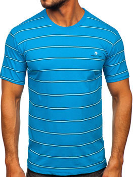 T-shirt da uomo turchese Bolf 14952