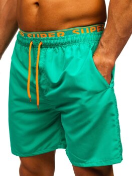 Uomo Costume da bagno Verde scuro Bolf HN122