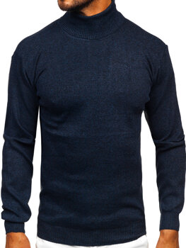 Uomo Dolcevita basic Blu scuro Bolf S8515