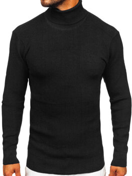 Uomo Dolcevita basic Nero Bolf S8751