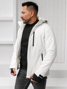 Uomo Giacca invernale trapuntata oversize Bianco Bolf HH011A1