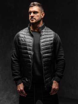 Uomo Gilet trapuntato Nero Bolf 7103A1