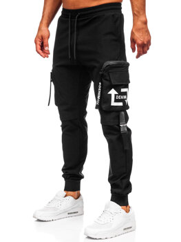 Uomo Joggers cargo Nero Bolf K13