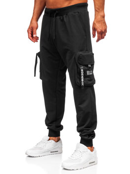 Uomo Joggers cargo Nero Bolf K20