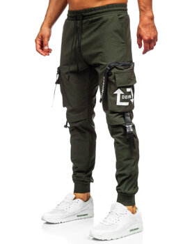 Uomo Joggers cargo Verde Bolf K13