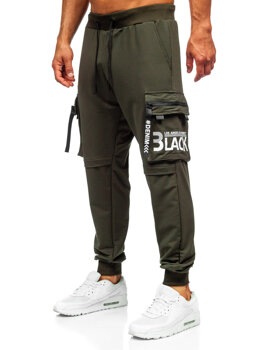 Uomo Joggers cargo Verde Bolf K19