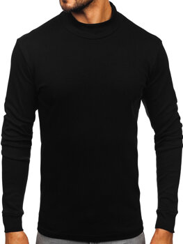 Uomo Maglione a collo alto Nero Bolf 534