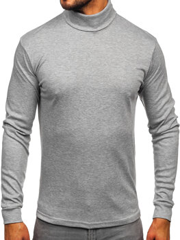 Uomo Maglione a collo alto basic Grigio Bolf 535