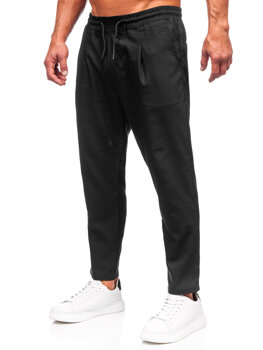 Uomo Pantaloni Nero Bolf 6193