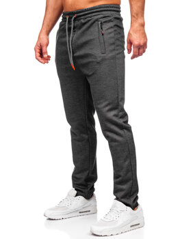 Uomo Pantaloni di tuta caldi Nero Bolf Q1081