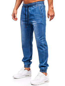 Uomo Pantaloni in jeans jogger Blu Bolf 8153