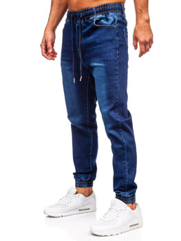 Uomo Pantaloni in jeans jogger Blu scuro Bolf 8168