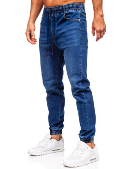 Uomo Pantaloni in jeans jogger Blu scuro Bolf 8169