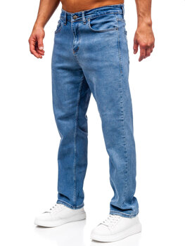 Uomo Pantaloni in jeans regular fit Blu scuro Bolf 5456