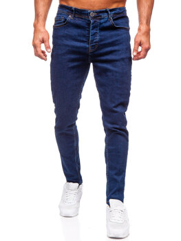 Uomo Pantaloni in jeans regular fit Blu scuro Bolf 6296