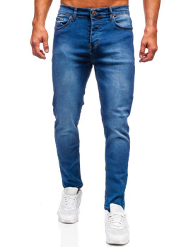 Uomo Pantaloni in jeans regular fit Blu scuro Bolf 6743