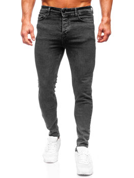 Uomo Pantaloni in jeans regular fit Nero Bolf 6027