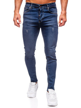 Uomo Pantaloni in jeans slim fit Blu scuro Bolf 6257