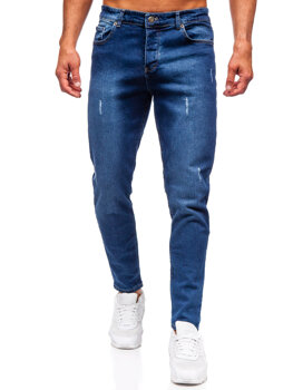 Uomo Pantaloni in jeans slim fit Blu scuro Bolf 6558