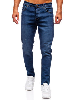 Uomo Pantaloni in jeans slim fit Blu scuro Bolf 6561