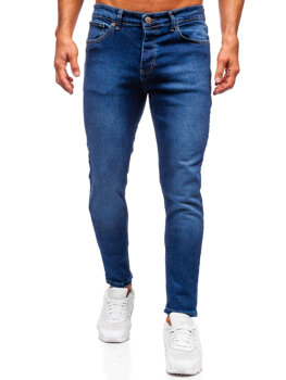 Uomo Pantaloni in jeans slim fit Blu scuro Bolf 6732