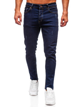 Uomo Pantaloni in jeans slim fit Blu scuro Bolf 6785