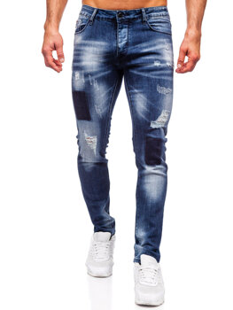 Uomo Pantaloni in jeans slim fit Blu scuro Bolf MP0113BS