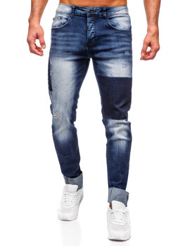 Uomo Pantaloni in jeans slim fit Blu scuro Bolf MP0144BS