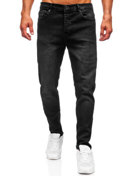 Uomo Pantaloni in jeans slim fit Nero Bolf 6588