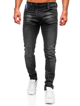 Uomo Pantaloni in jeans slim fit Nero Bolf MP0025N