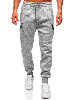 Uomo Pantaloni jogger da tuta caldi Grigio Bolf Q1104