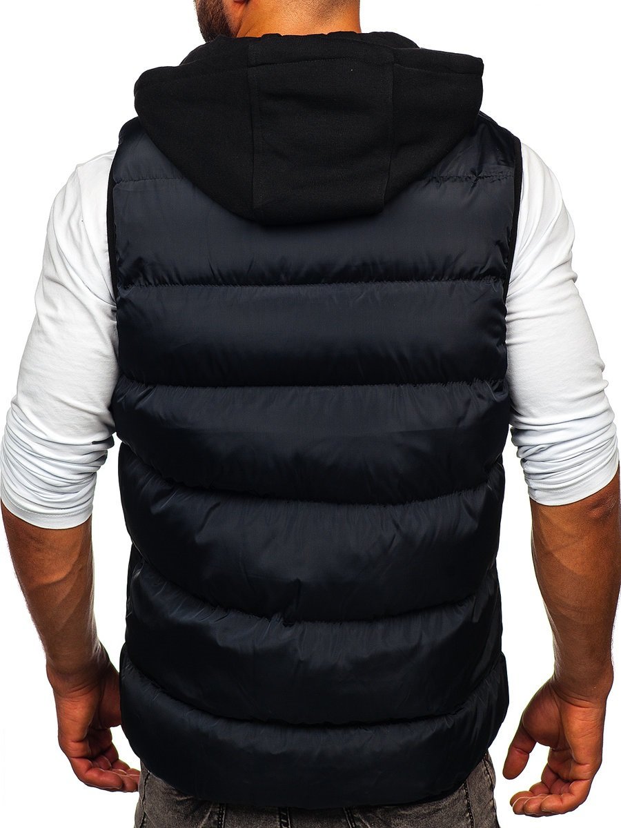 Guy Gilet da uomo imbottito con cappuccio: in offerta a 47.99€ su