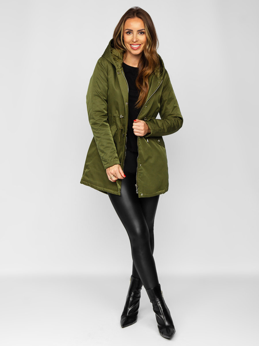 Giubbotto invernale tipo parka con cappuccio da donna cammello Bolf 5M762  CAMMELLO