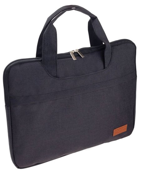 Borsa in pelle da uomo nera 3894