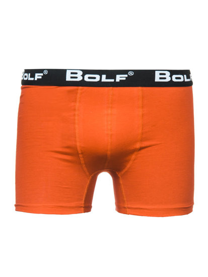 Boxer da uomo arancioni Bolf 0953-2P 2 PACK