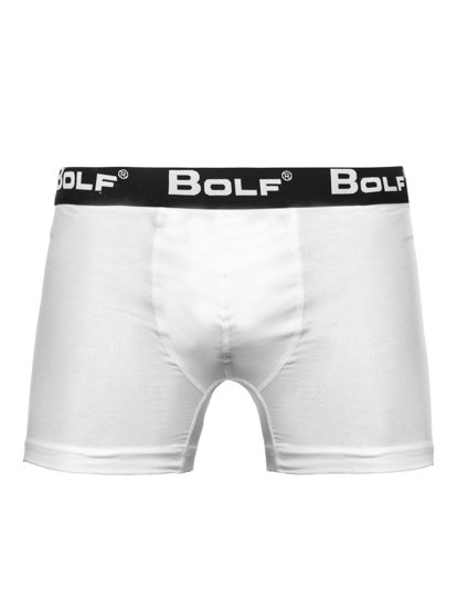 Boxer da uomo bianchi Bolf 0953