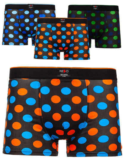 Boxer da uomo multicolore Bolf 1BE696-3P 3 PACK