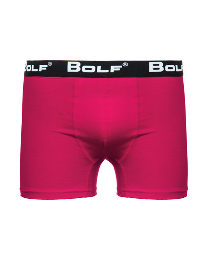 Boxer da uomo rosa Bolf 0953-2P 2 PACK
